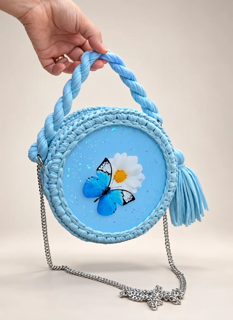 Bolsas de crochê